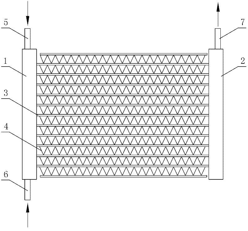 Microchannel parallel-flow heat exchanger