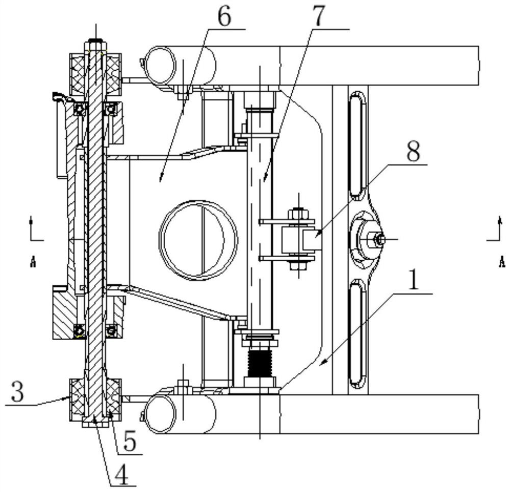 Engine suspension structure of large-displacement pedal motorcycle