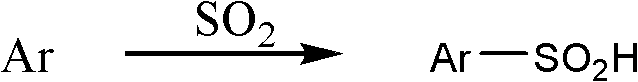 Aromatic sulfinic acid compound preparation method