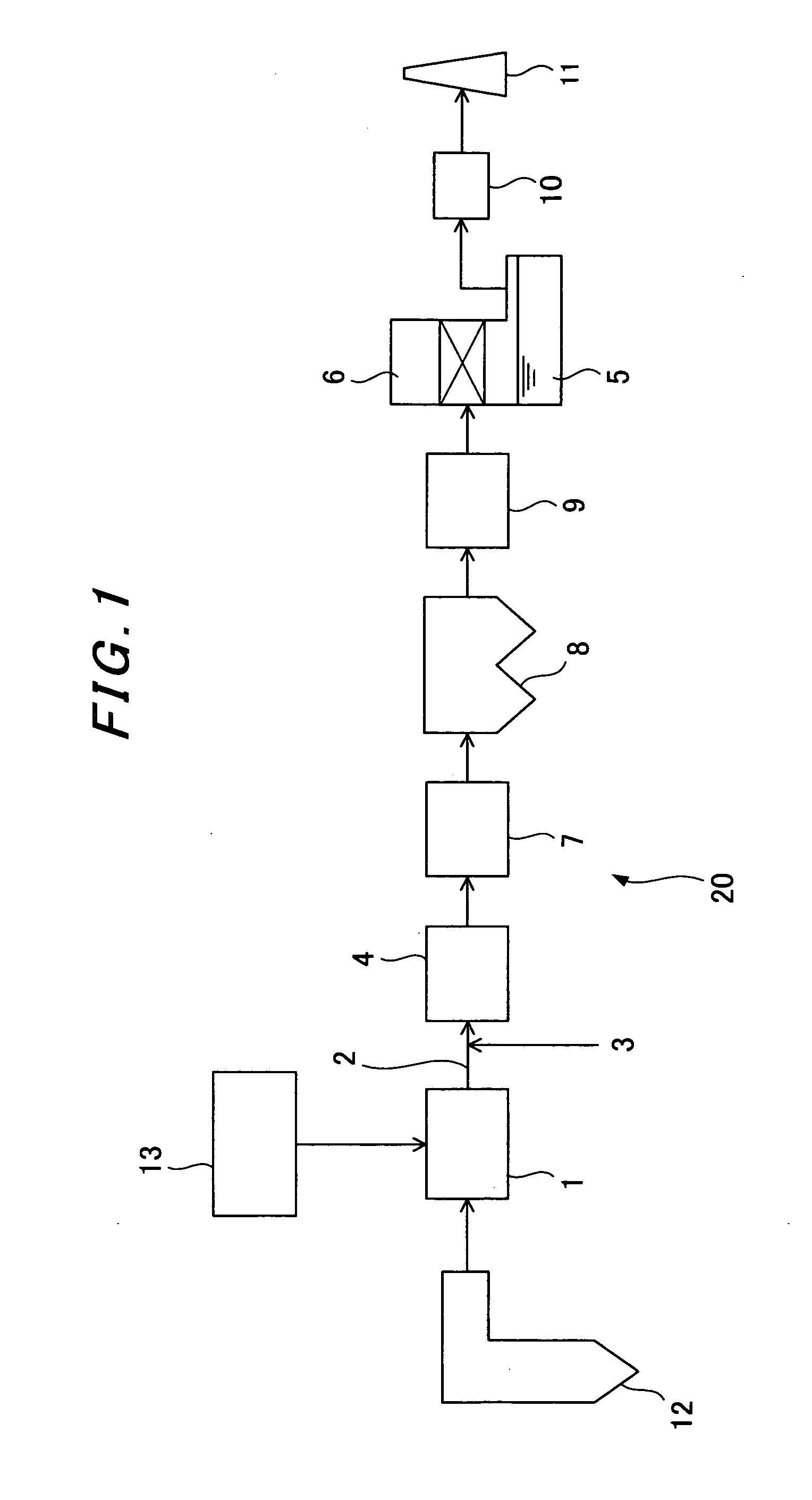 Apparatus and method for treating discharge gas