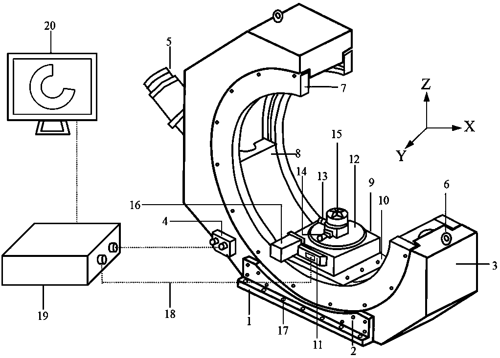 Angle measuring device and using method thereof