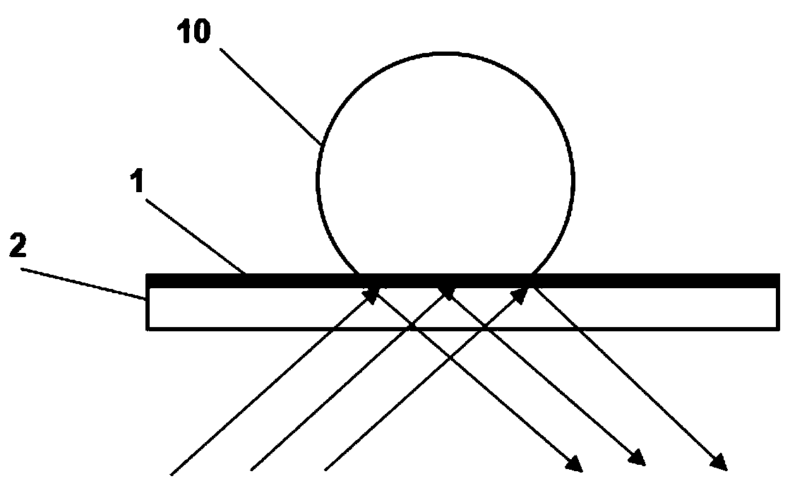 A device and method for observing bubble behavior on electrode surface