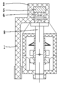 Impact cut-off switch driving mechanism of electric vehicle