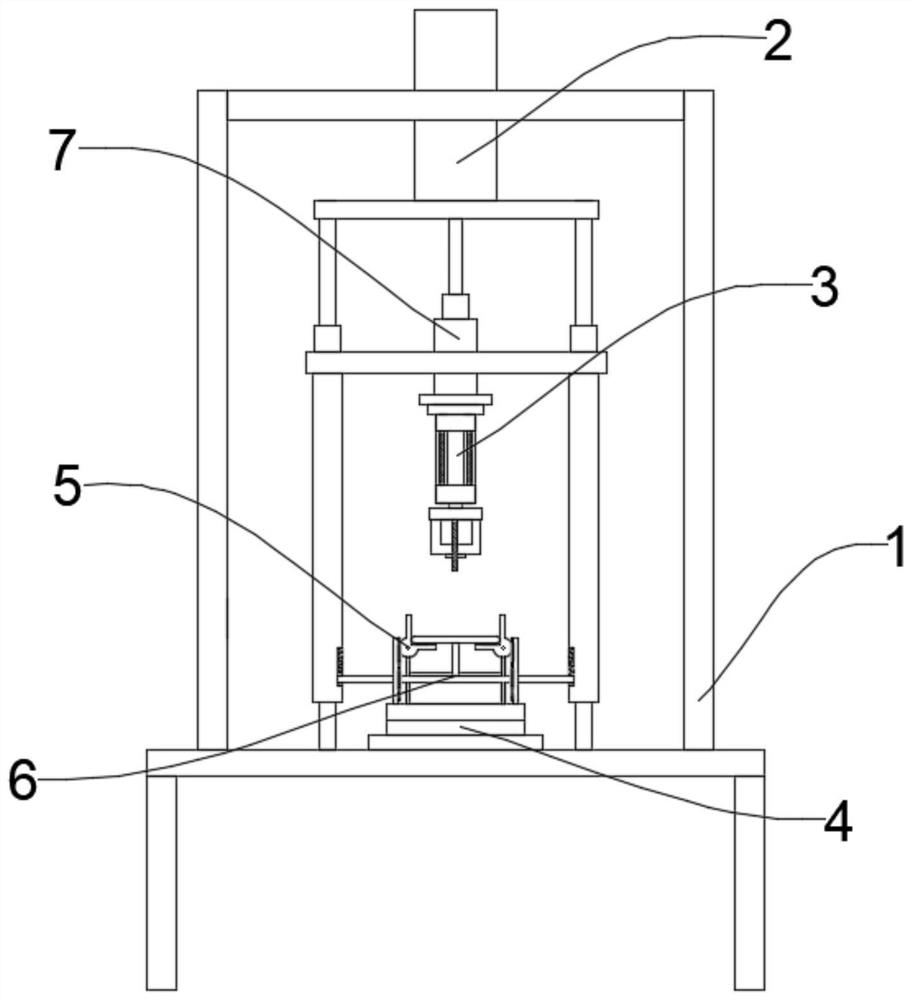 Spin riveting closing-up device for shield of gas generator