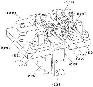 Core spring feeding device for core component assembly mechanism