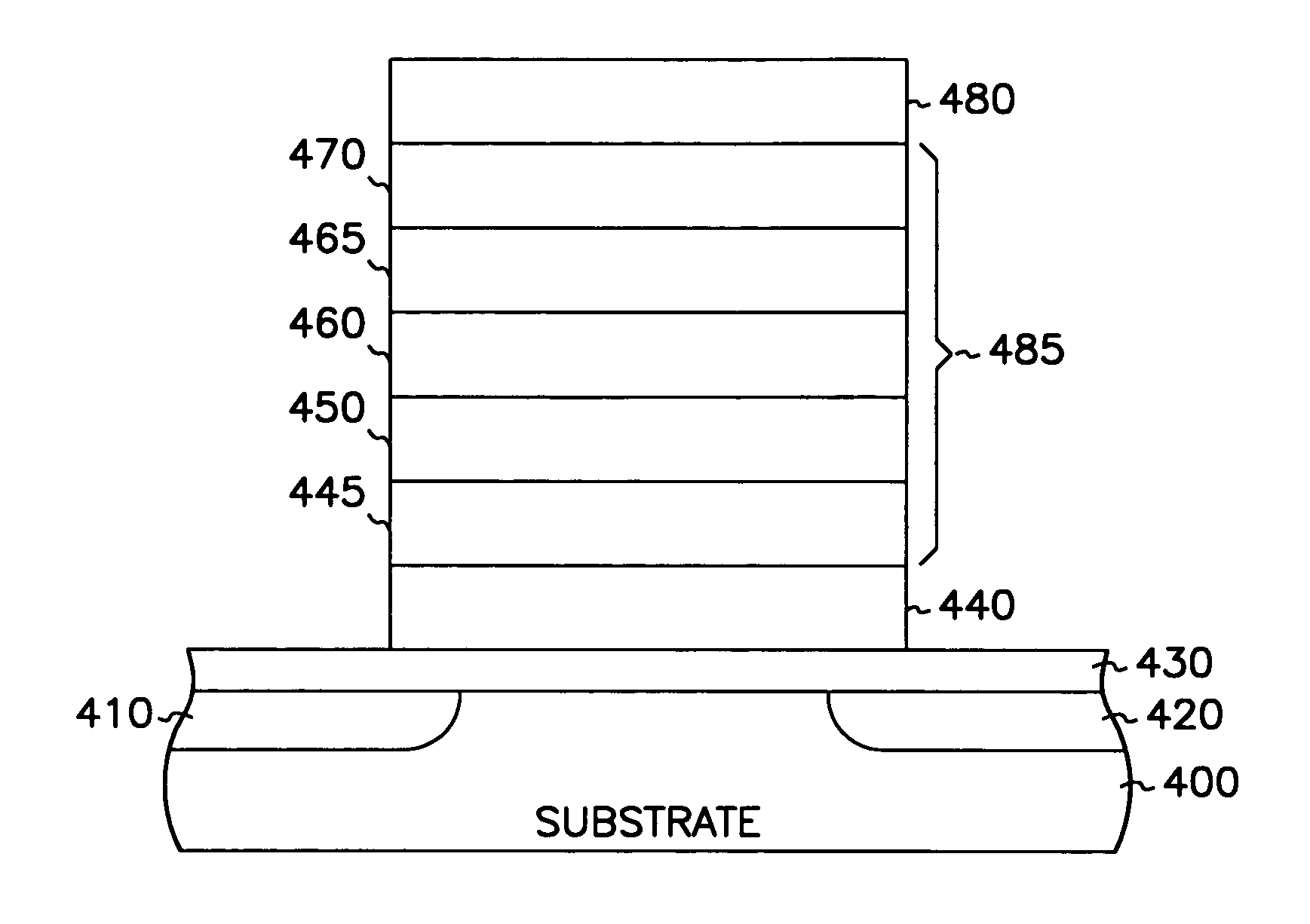 Method and composite for decreasing charge leakage