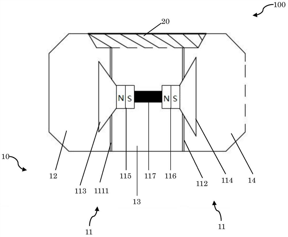 A magnetically controlled slimming capsule with side airbags