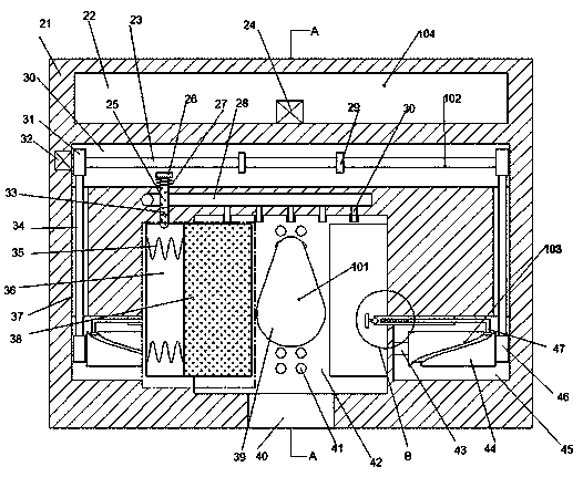 Rapid makeup removal device applicable to any woman