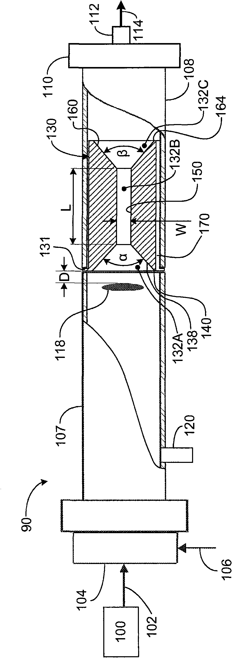 Liquid chromatography detector and flow controller therefor