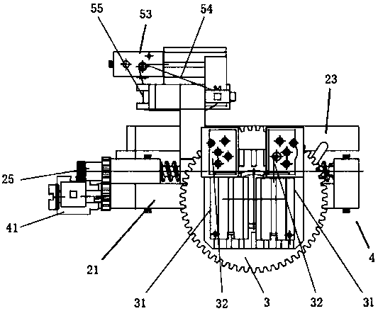 Variable-orbit-type multi-access port parking device