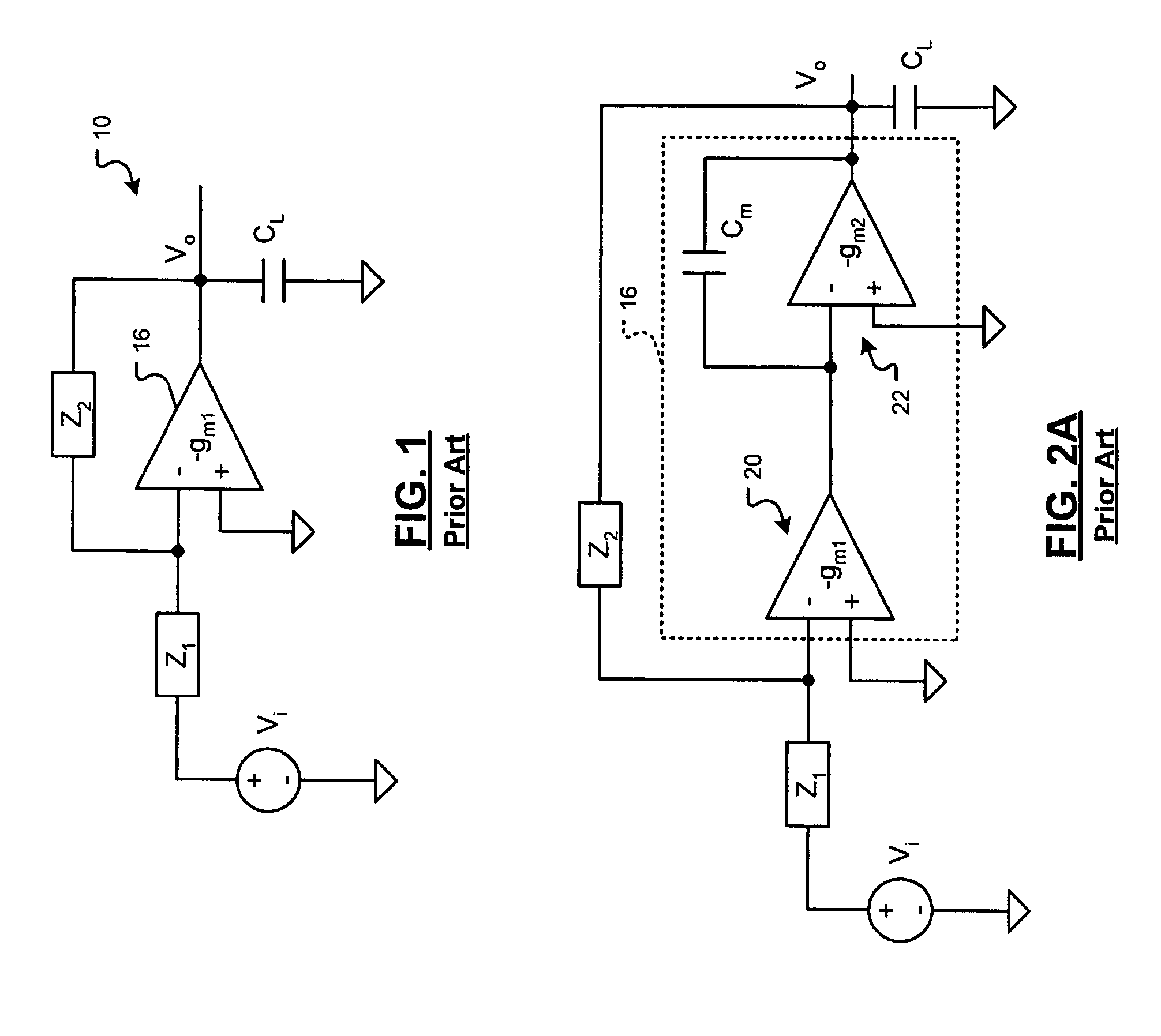 Compensation circuit for amplifiers having multiple stages
