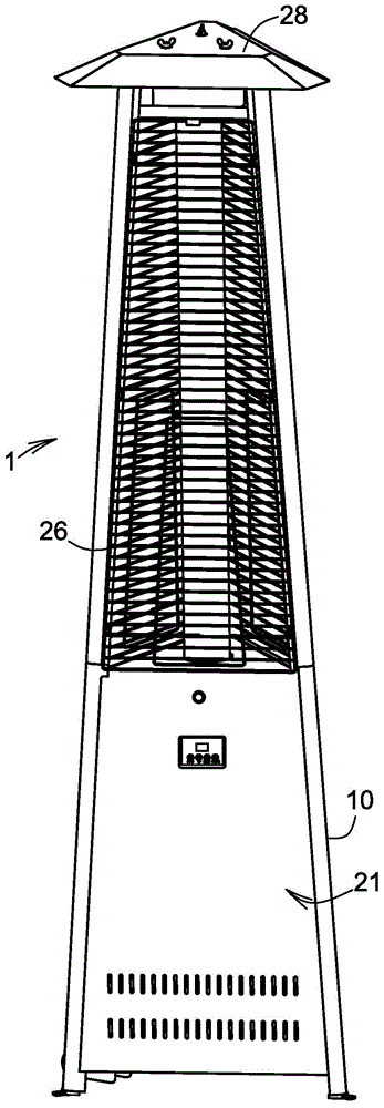 Outdoor gas appliance with audio-controlled flame