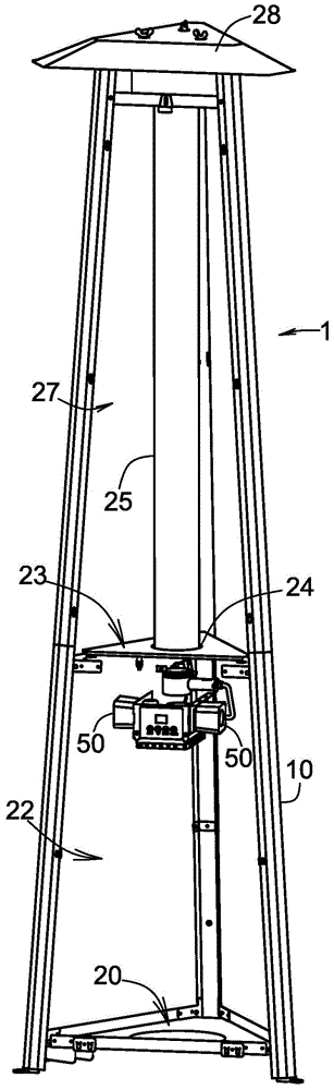 Outdoor gas appliance with audio-controlled flame