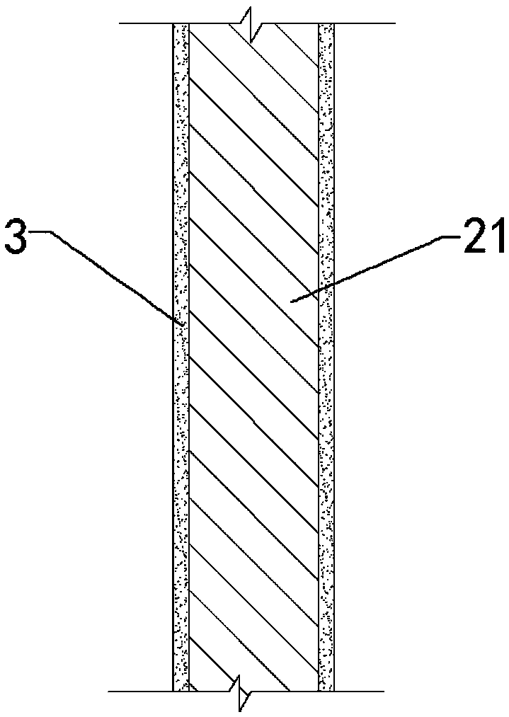 Combined type steel plate pile enclosure structure and construction method thereof