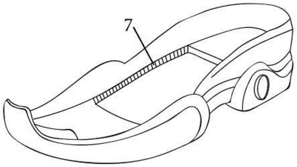 Adjustable flatfoot arch rehabilitation structure