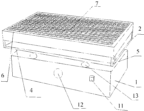 Shaker based on horizontal reciprocating motion of shaking table