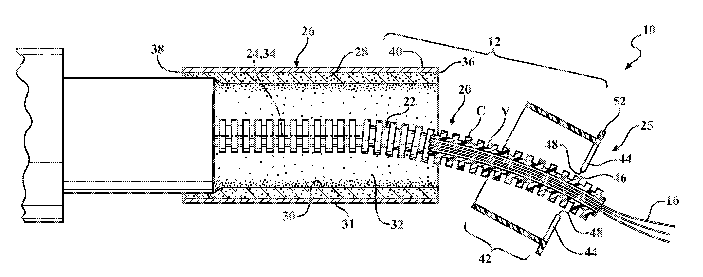 Thermal sleeve with self-adjusting positioning member, assembly therewith and method protecting a temperature sensitive member therewith