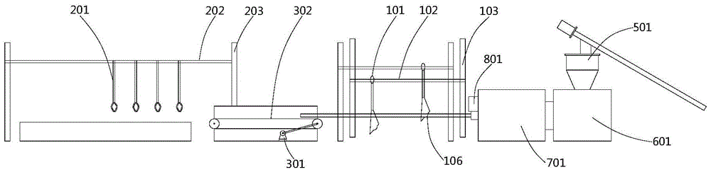 A pvc pipe manufacturing unit