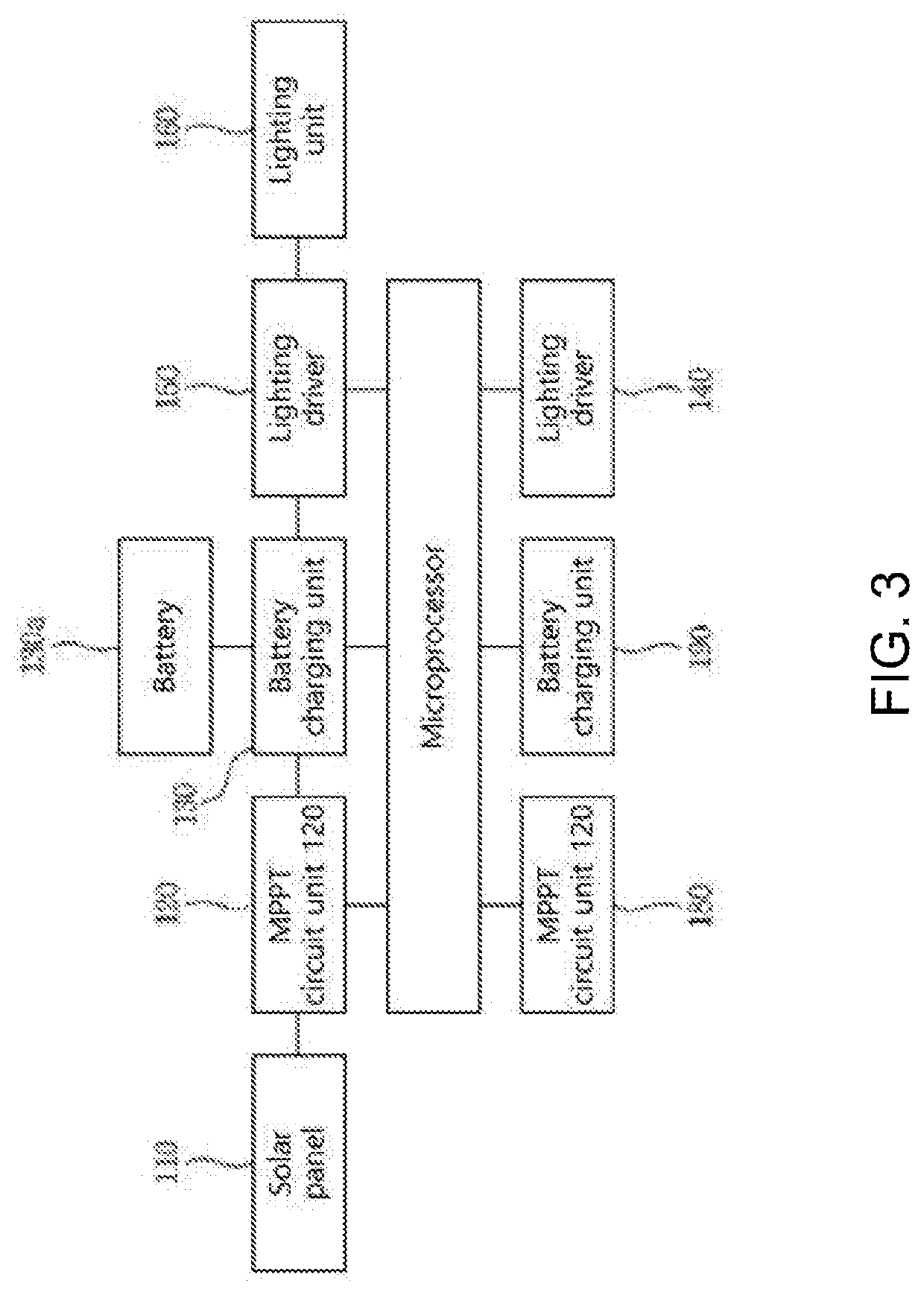 Photovoltaic lighting system having integrated control board, and monitoring system using same