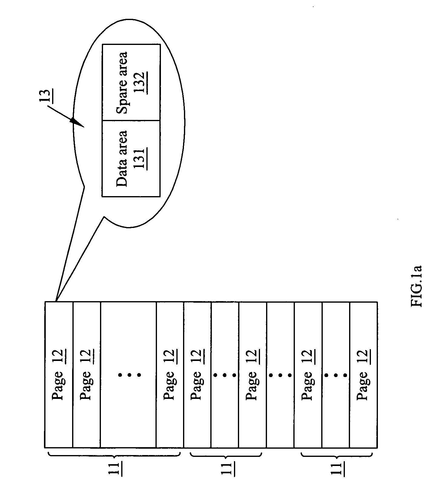 Data structure for flash memory and data reading/writing method thereof