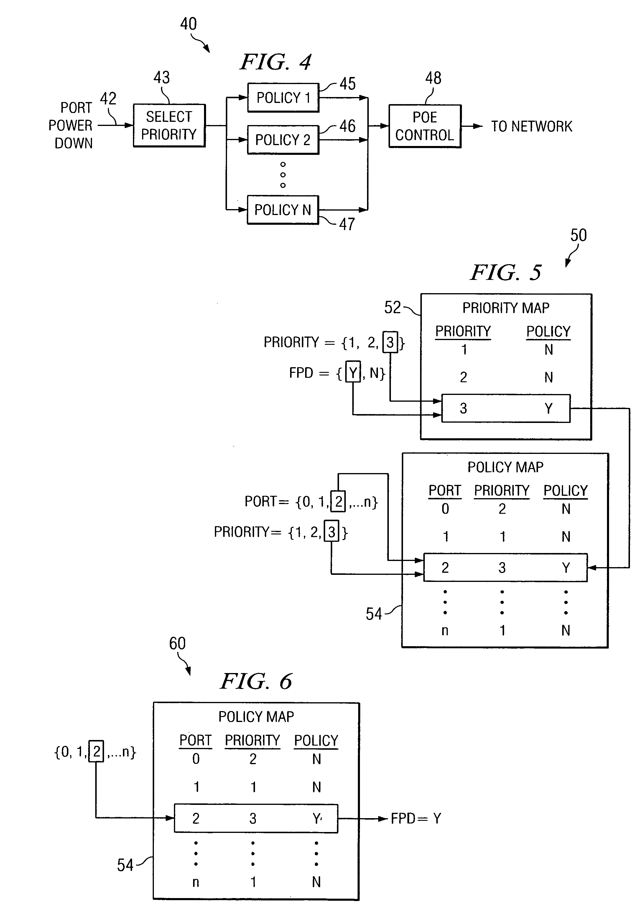 Priority powerdown system and method for power distribution systems