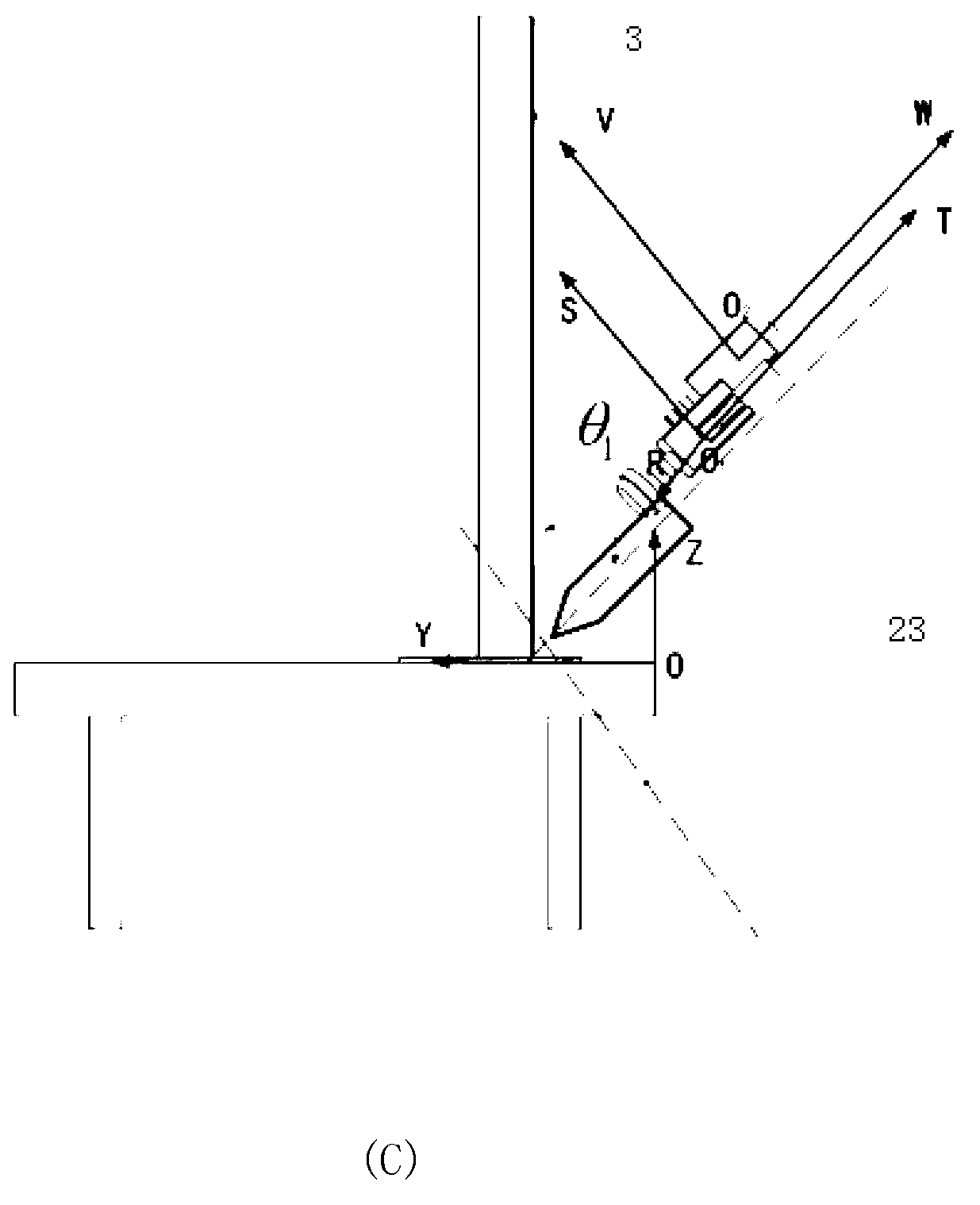 Visual tracking monitoring system and method in automatic corrugated thin plate fillet weld welding