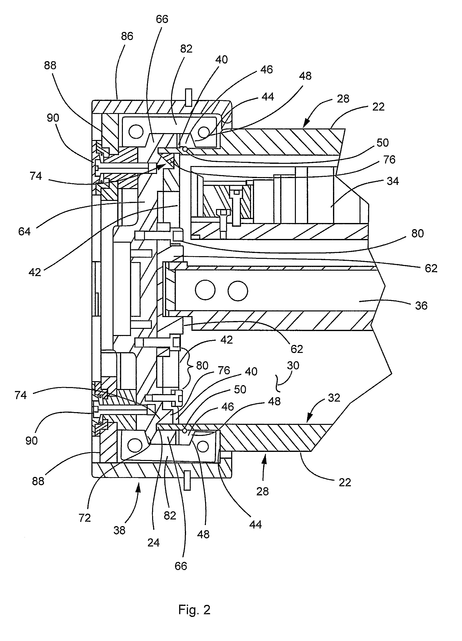 Seal and Fixation Assembly for a Rotating Cylindrical Magnetron Electrode