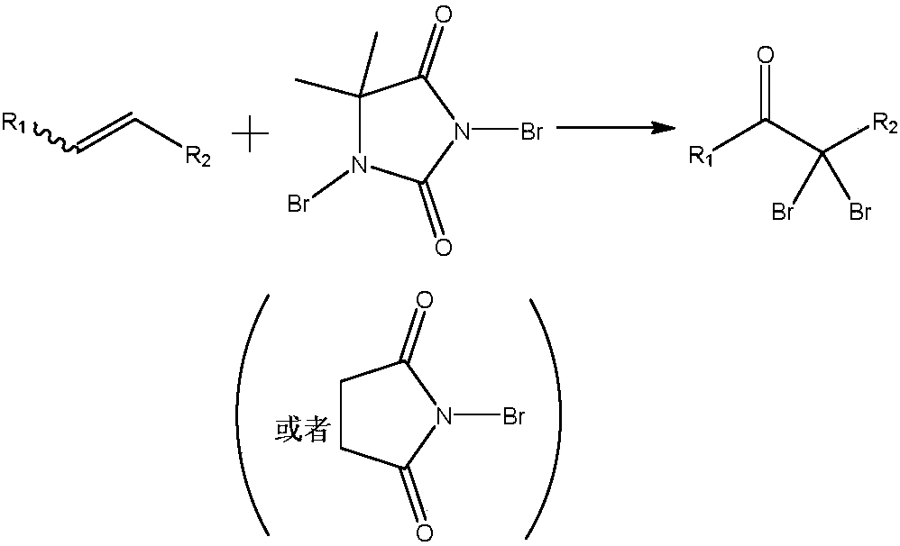 Preparation method of alpha, alpha-dibromoketone