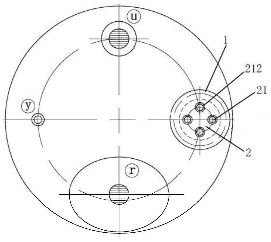 A random universal feeding combination device