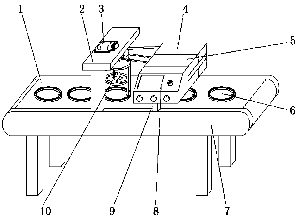 Food package sealing performance detection method and detection equipment thereof