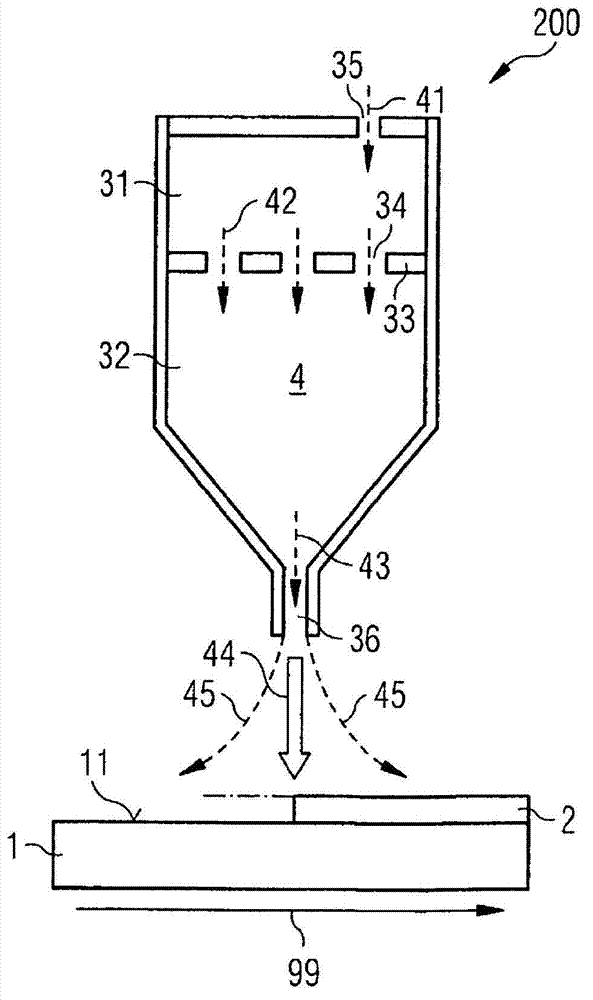 Method and device for producing a parylene coating