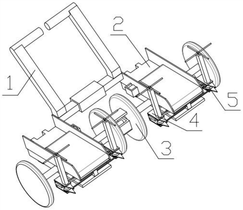 A kind of soybean harvesting device for mountain