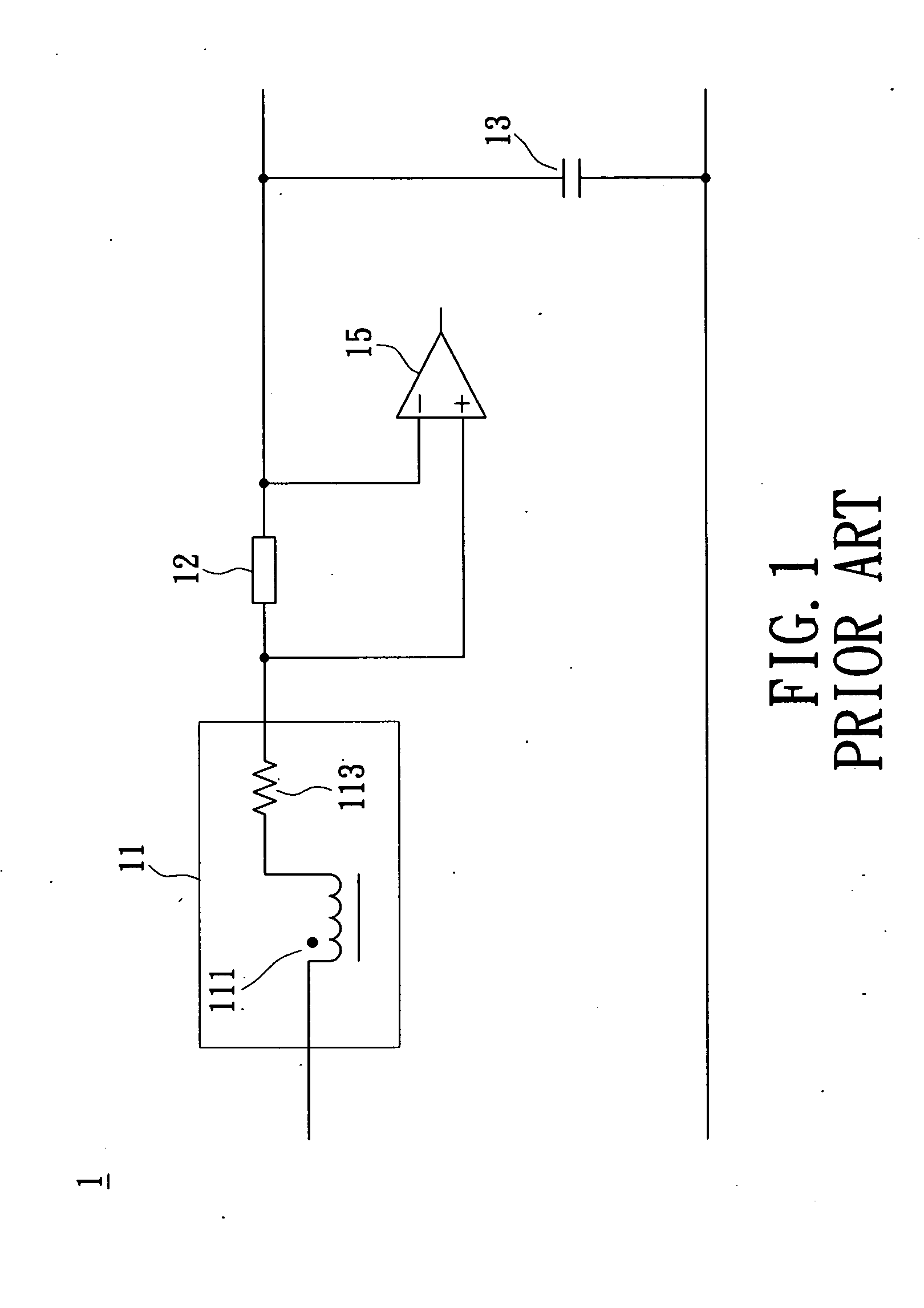 Current sensing inductor and a circuit thereof