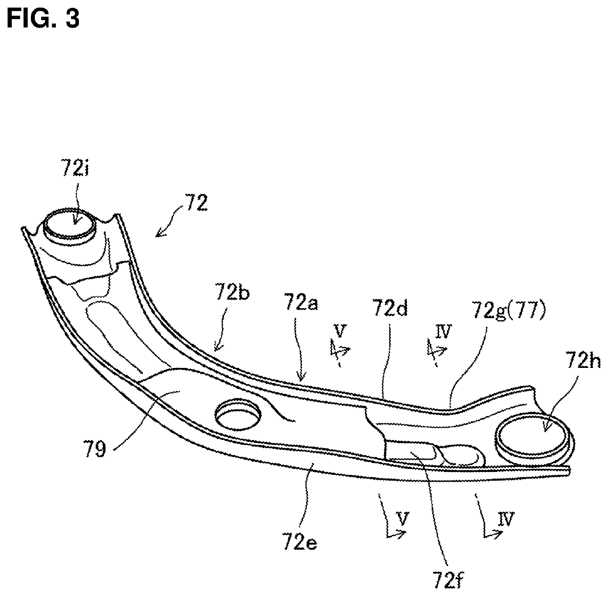 Vehicle and suspension arm