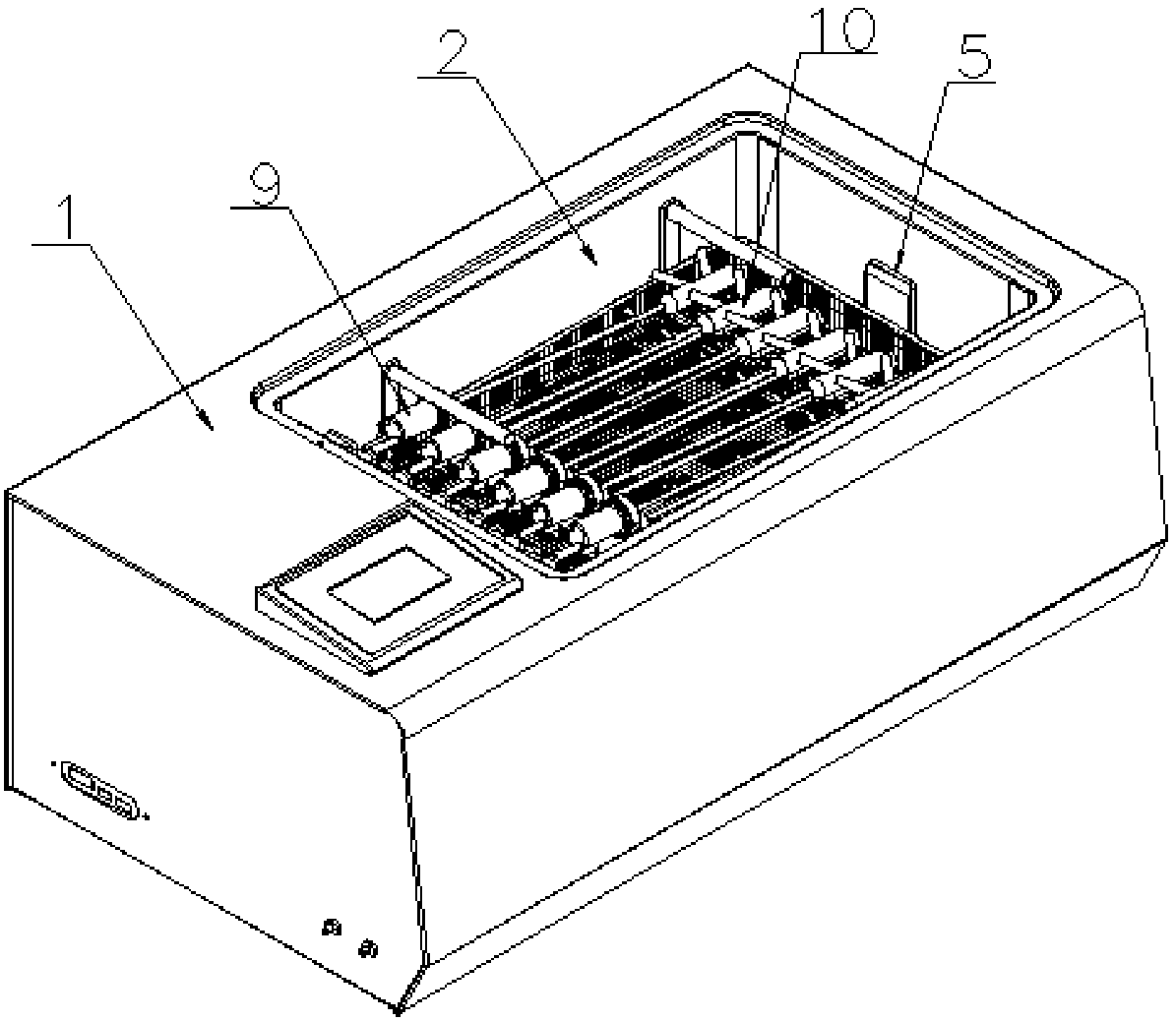 A hard mirror ultrasonic cleaning machine with self-cleaning pipeline