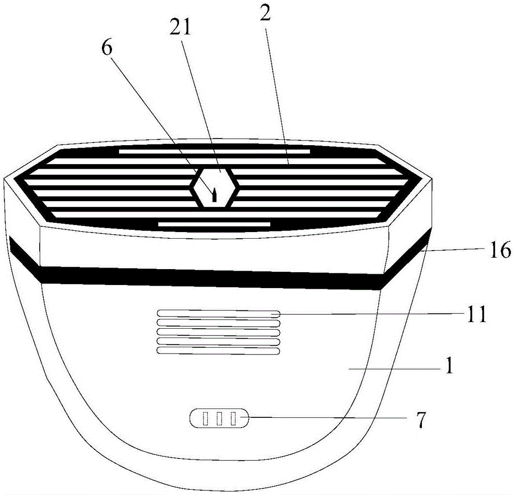 Refrigerator disinfecting and deodorizing purifier