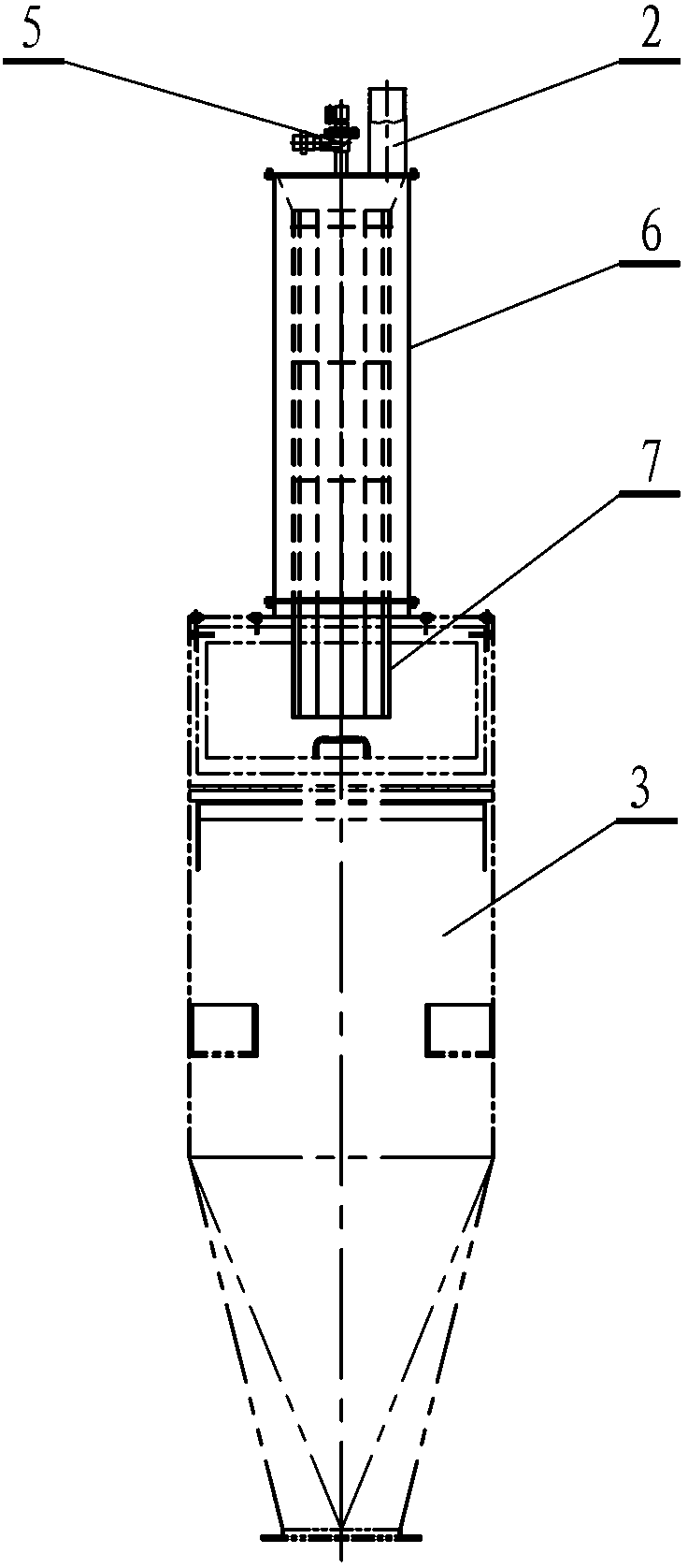 Additive bin dust collection device and using method thereof