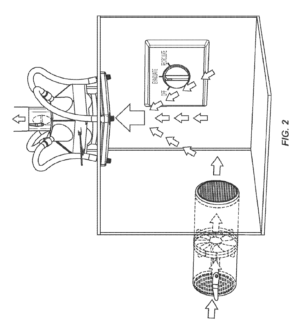 Ventilation fan and drying system and method of using the same