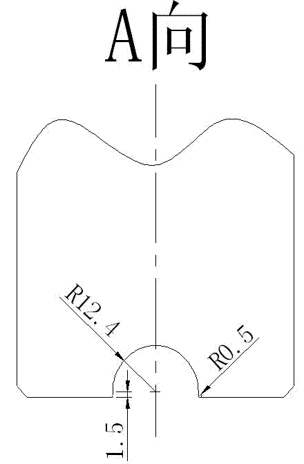 Method for forming bearing tapered roller blanks through cold extrusion and corresponding die for method