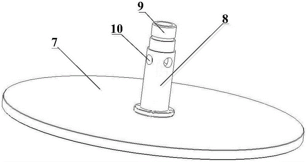 Non-contact and multi-point measurement method for measuring internal diameter of circular hole