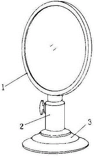 Reflecting mirror capable of lighting indoors through sunshine