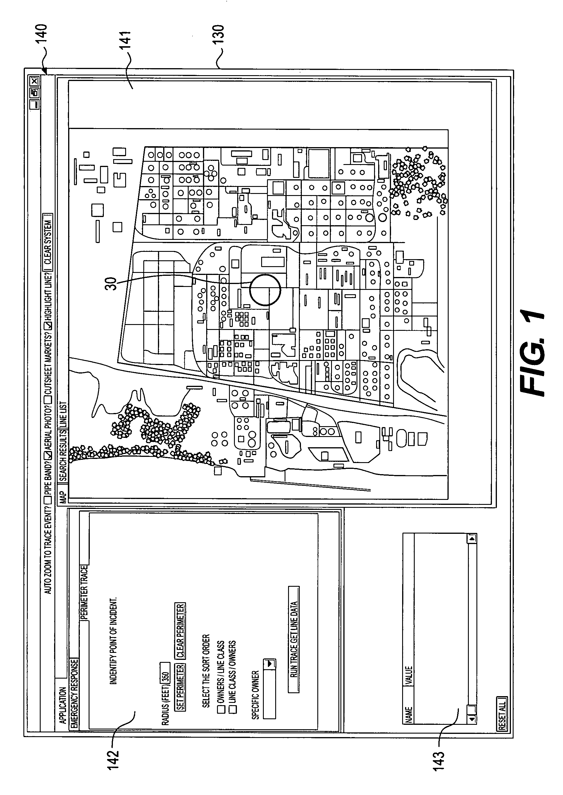 Process for mapping off-site piping systems in a refinery and/or petrochemical facility and a system for providing emergency isolation and response in a refinery and/or petrochemical facility