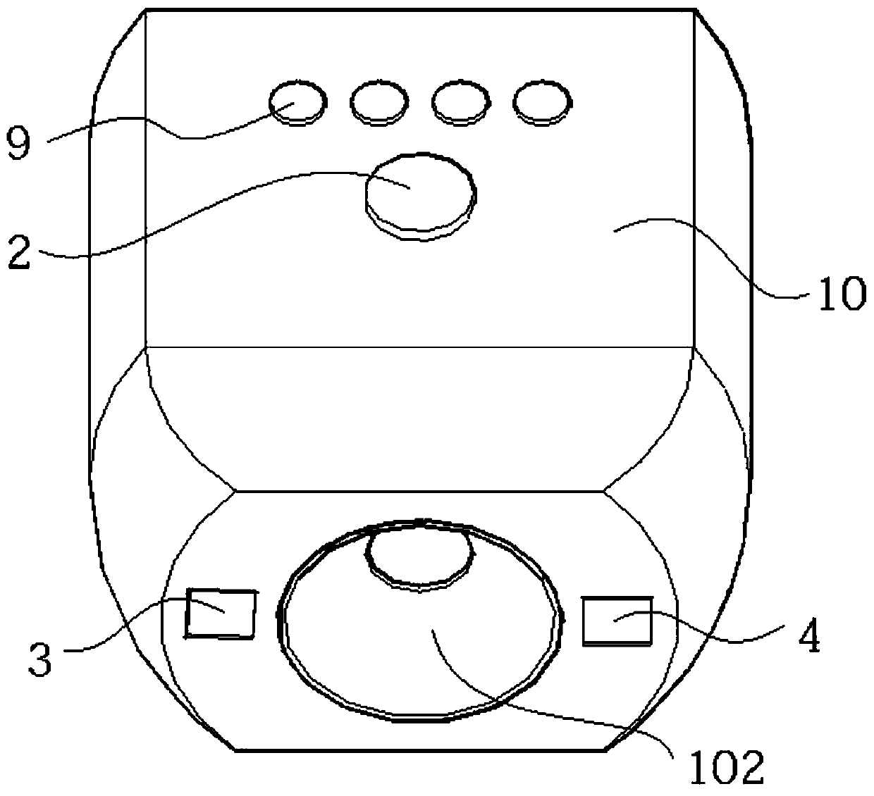 Laser hair removal device based on focused ultrasound, and control method thereof