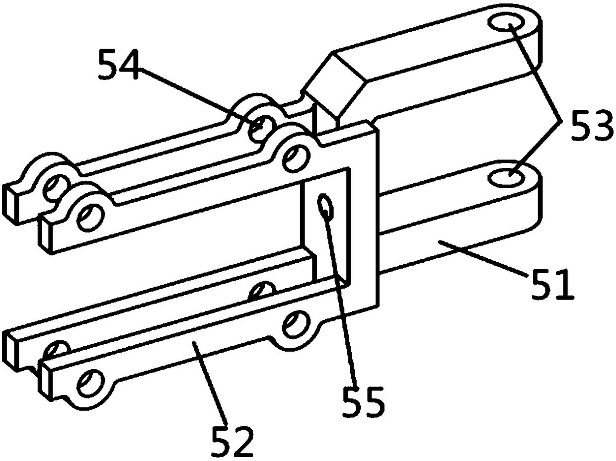 Tensioning and loosening device applied to crawler assembly of moving platform