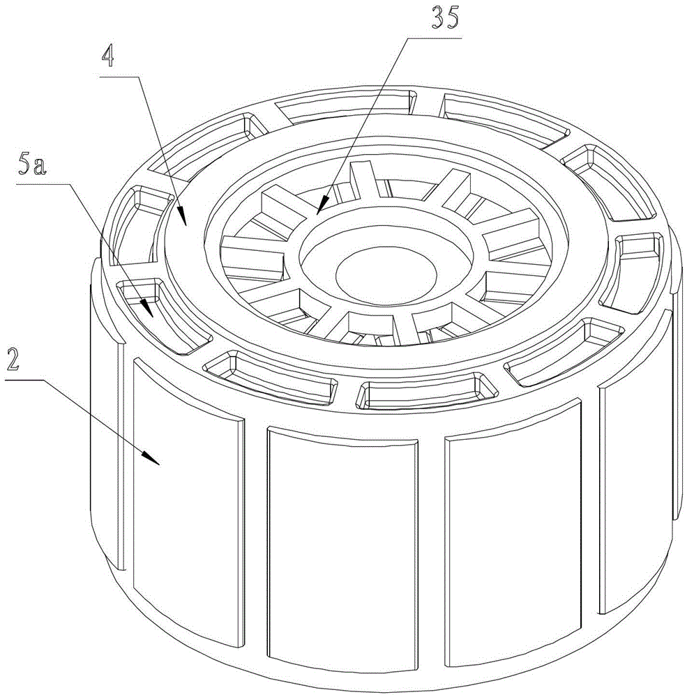 A motor rotor assembly