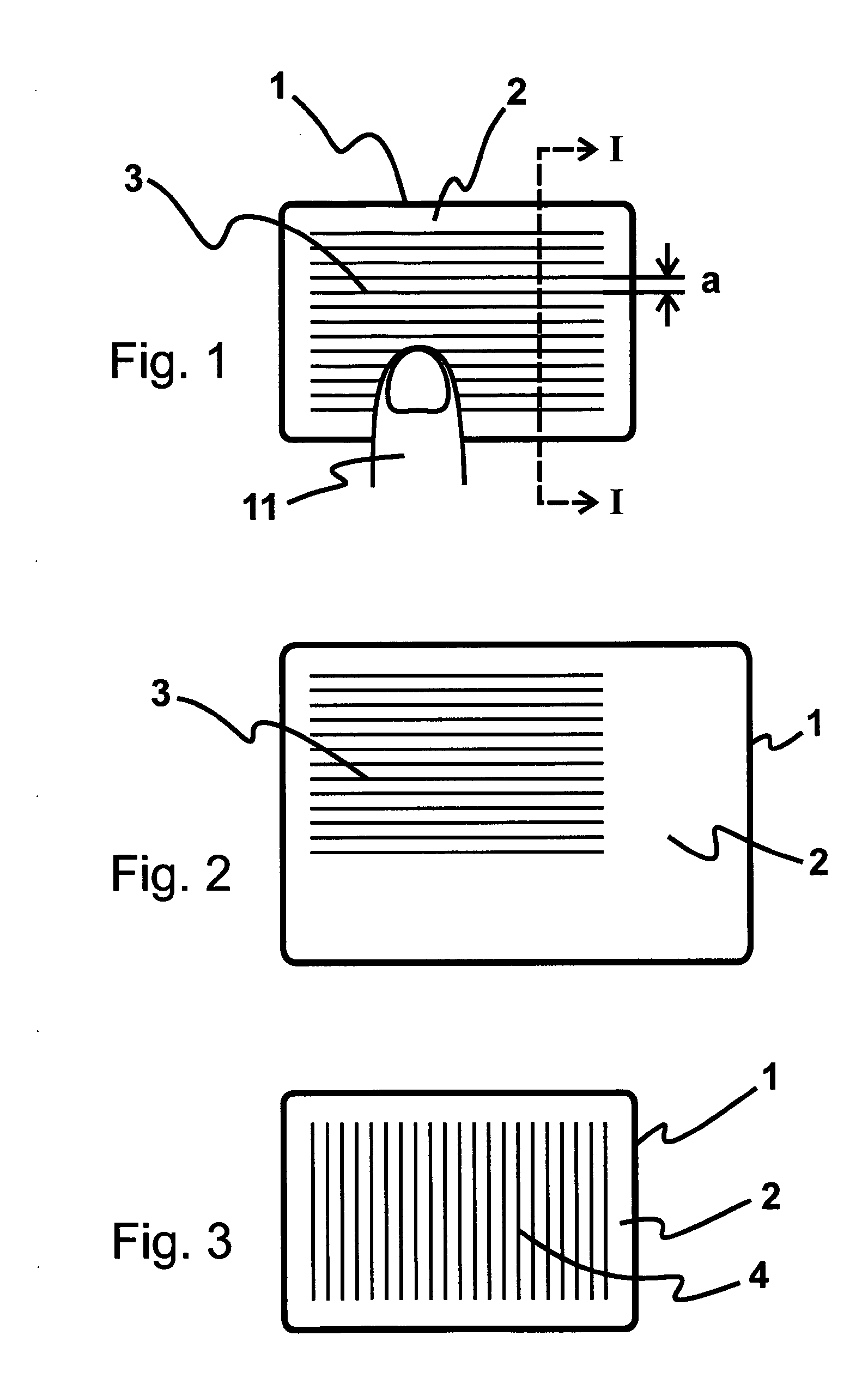 Touch-sensitive pointing device with guiding lines