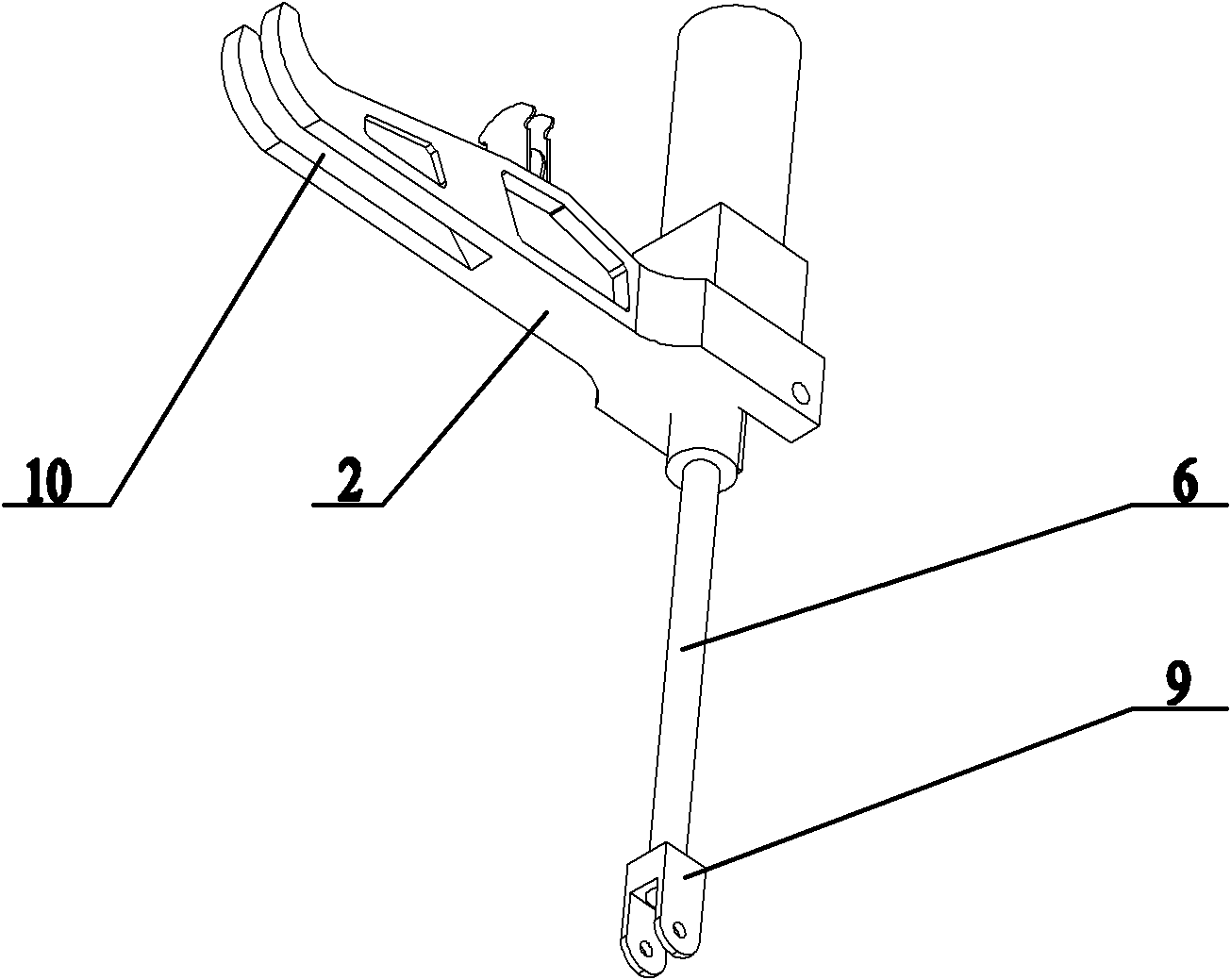 Clamping apparatus of live line tools