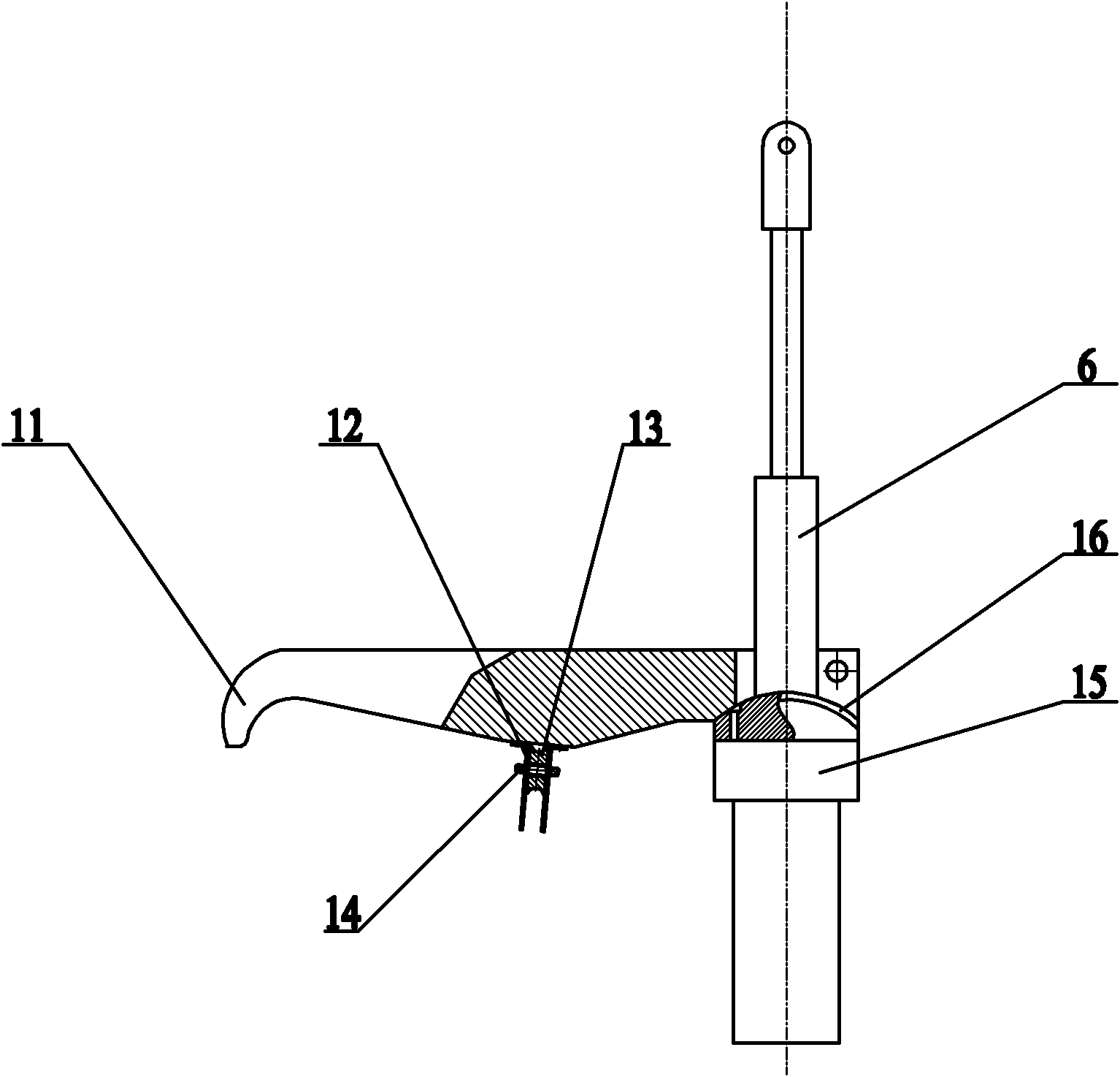 Clamping apparatus of live line tools
