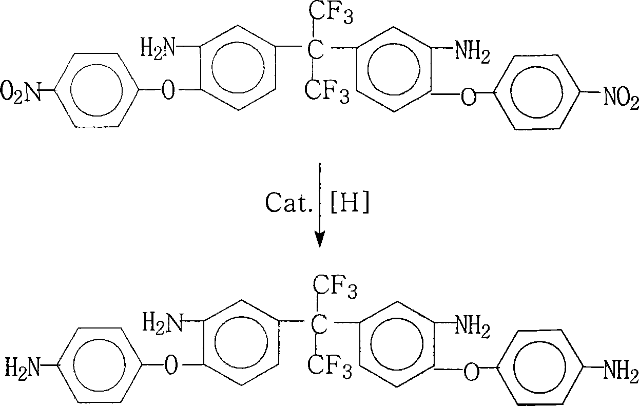 Process for producing 2,2-bis[3-amido-4-(4-aminophenoxy)phenyl] hexafluoropropane