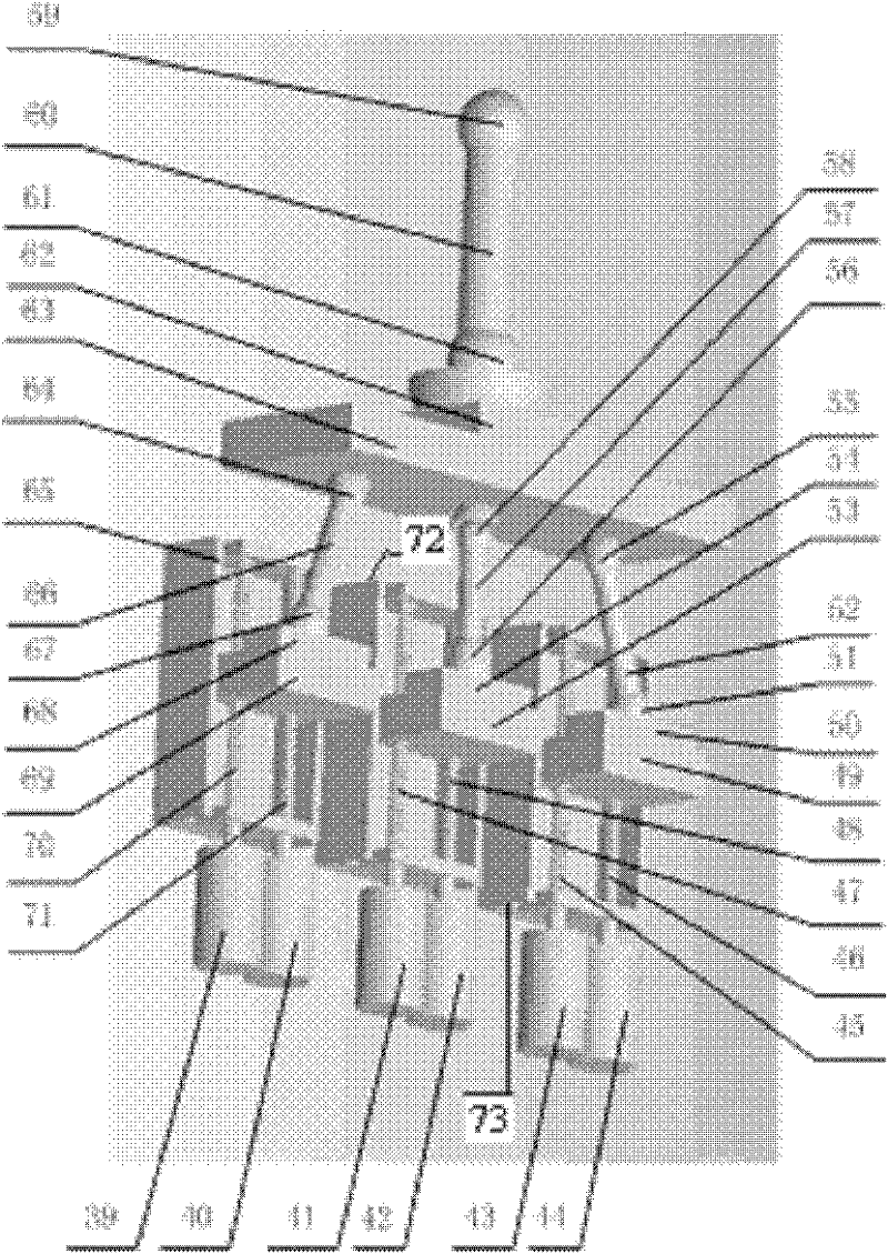 Parallel-type six-dimensional-output twenty-eight-input redundant fault-tolerant driving simulator